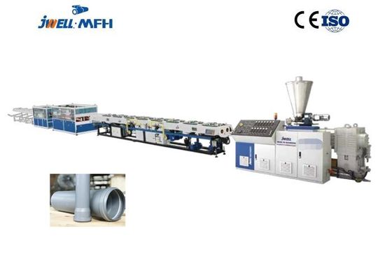 JWELL 110mm PVC-Rohr-Doppelschneckenextruder-Rohr-Verdrängungs-Maschine