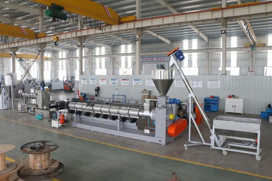 Pp.-PET Abfall-Plastikflocken, die Wasser Ring Cutting Pelletizing Line aufbereiten