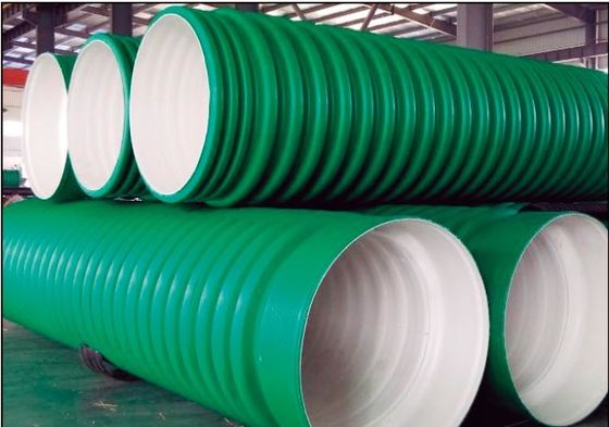 HDPE pp. DWC Siemens HMI doppel-wandige gewölbte Rohr-Maschine