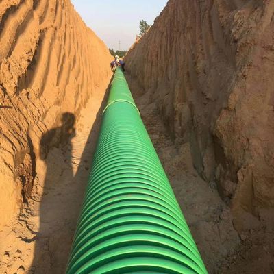 Vertikale HDPE pp. DWC doppel-wandige gewölbte Rohr-Maschine