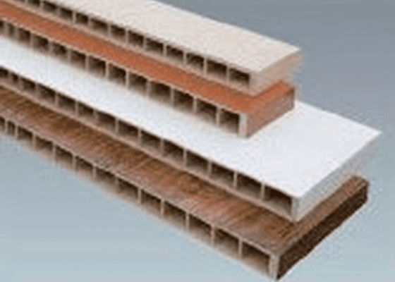 JWELL-Holz-hohle Tür Wpc PVC-Profil-Verdrängungs-Maschine