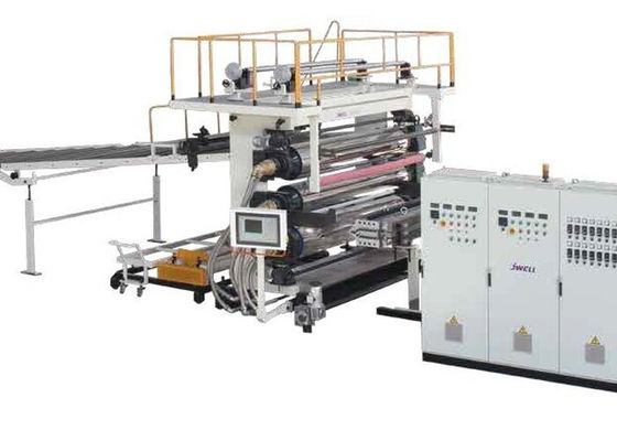 JWELL PVC-Boden-ledernes nachgemachtes Marmorblatt, das Maschine herstellt