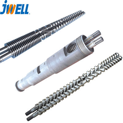 JWELL 38CrMoAlA Winkel- des Leistungshebelsextruder-Schrauben-Fass-Form PVC-PET-pp. PS
