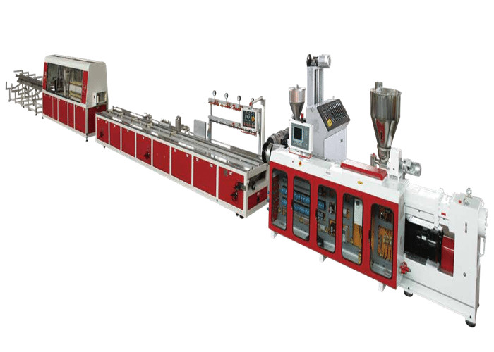 Pvcs Design Machine Profil-Verdrängungs-Maschinen-Platte PVCs WPC Doppelschneckenextruder ...
